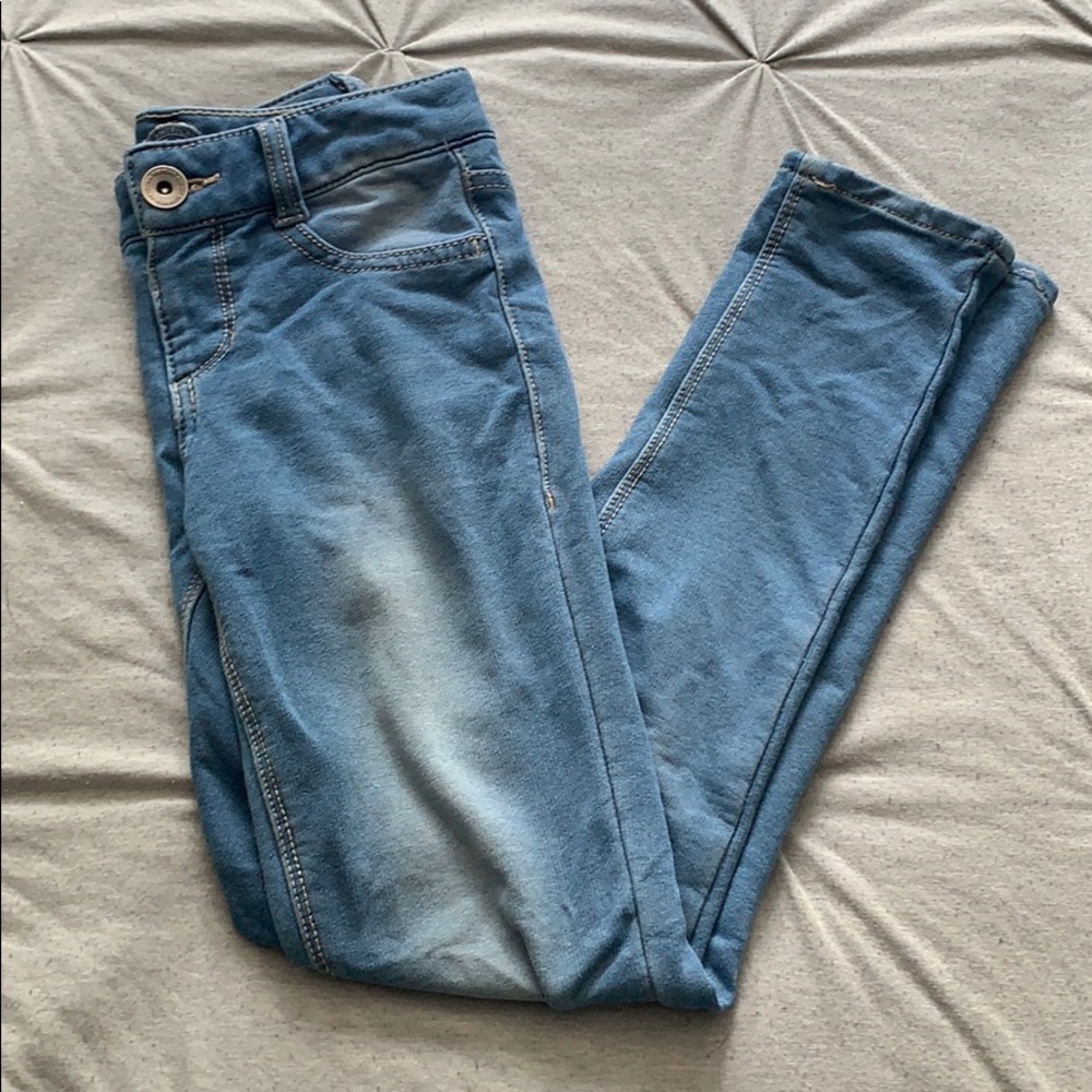 Lightwash girls jeggings